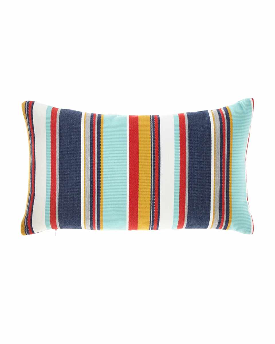 Sicily Stripe Lumbar Sunbrella Indoor/Outdoor Pillow